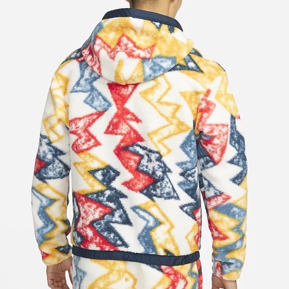Jordan Contrast‎ Letter Print Long Sleeve Hoodie Sz M - Picture 6 of 11